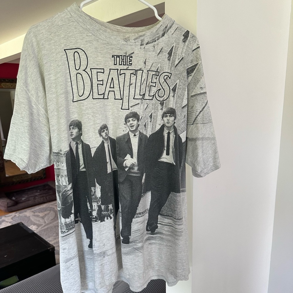 Vintage 1997 The Beatles AOP front shirt